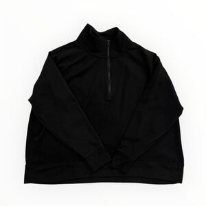 DSG Women's So Soft Black Half-Zip Sweatshirt Pullover